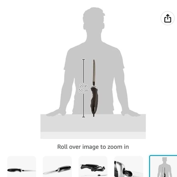 Cuisinart Electric Knife,1 Blade, Black,1 EA - Picture 7 of 7